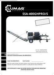 Lumag SSA-400GHPRO/S Original Operating Instructions