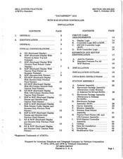 Bell System DATASPEED 40/3 Installation Manual