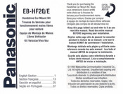 Panasonic EB-HF20/E Manual