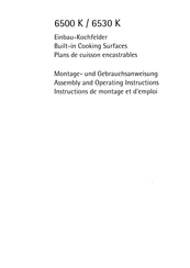 AEG 6530KMN Assembly And Operating Instructions Manual