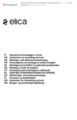 ELICA Thin 90 Instruction On Mounting And Use Manual