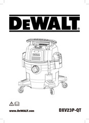 DeWalt DXV23P-QT Original Instructions Manual