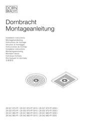 Dornbracht 28 032 970-FF 0010 Installation Instructions Manual