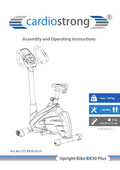 CARDIO STRONG CST-BX30-PLUS Assembly And Operating Instructions Manual