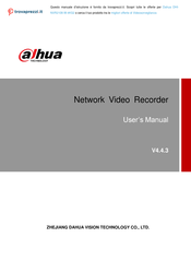Dahua Technology NVR41H-P Series User Manual