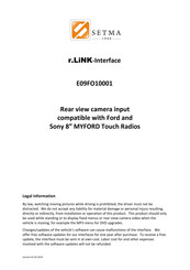 Setma E09FO10001 Manual