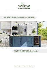 Willow W300CFW Installation And Operating Instructions Manual