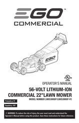 EGO LMX5300SP-FC Operator's Manual