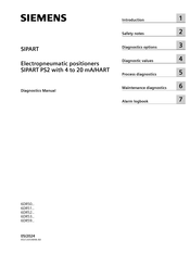 Siemens SIPART PS2 Diagnostic Manual