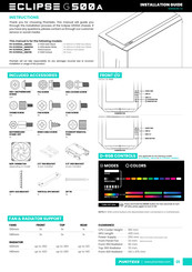Phanteks Eclipse G500A Installation Manual