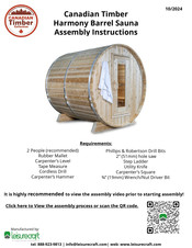 leisurecraft Canadian Timber Harmony CTC22W Assembly Instructions Manual