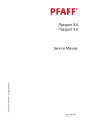 Pfaff Passport 3.0 Service Manual