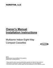 Nordyne DKH09FMK3IH Owner's Manual & Installation Instructions