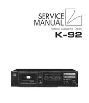 Luxman K-92 Service Manual
