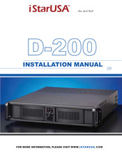 Istarusa D-200 Installation Manual