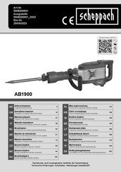 Scheppach 5908206901 Instruction Manual