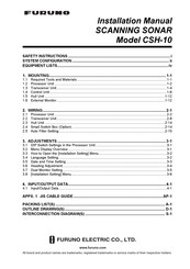 Furuno CSH-10 Installation Manual