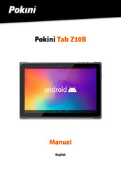 Pokini Tab Z10B Manual