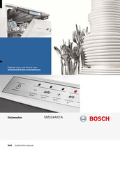 Bosch SMS24AI01A Instruction Manual