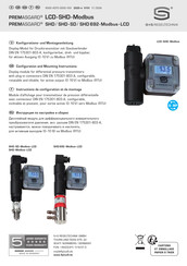 S+S Regeltechnik PREMASGARD-SHD-SD-Modbus LCD Series Mounting Instructions