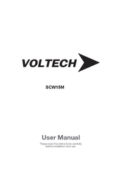 Voltech SCW15M User Manual