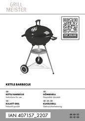 GRILL MEISTER 407157 2207 Instructions For Use Manual