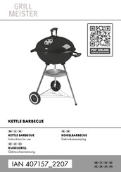 GRILL MEISTER 407157 2207 Instructions For Use Manual