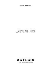 Arturia KEYLAB ESSENTIAL MK3 User Manual