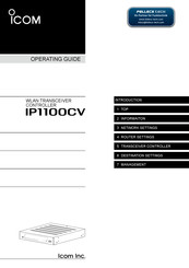 Icom IP1100CV Operating Instructions Manual