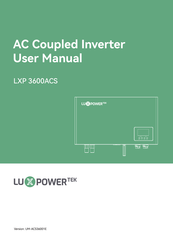 Lux Power Technology LXP 3600ACS User Manual