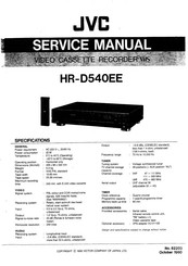 JVC HR-D540EE Service Manual