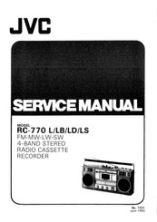 JVC RC-770 LD Service Manual