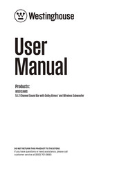 Westinghouse WS512AWS User Manual