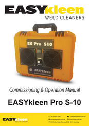 Metal Science EASYKleen Pro S-10 Commissioning & Operation Manual