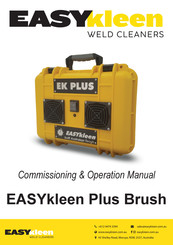 Metal Science EASYkleen Plus Brush Commissioning & Operation Manual