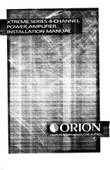 Orion Xtreme Series Instruction Manual