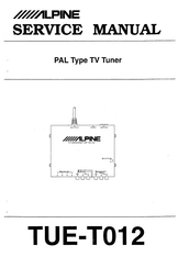 Alpine TUE-T012 Service Manual