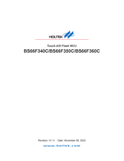 Holtek BS66F350C Manual