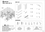 Wisdom HW1-S256-V01-A Assembly Instructions Manual