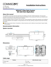 Commscope SEC 100 Installation Instructions Manual