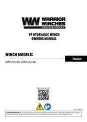 Warrior Winches 20YPSHY-CAD Owner's Manual