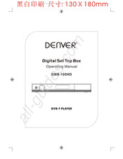 Denver DMB-105HD Operating Instructions Manual