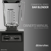 Blendtec BAR BLENDER CB1 Owner's Manual