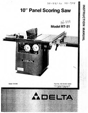 Delta RT-31 Instruction Manual