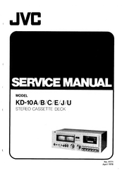 JVC KD-10C Service Manual