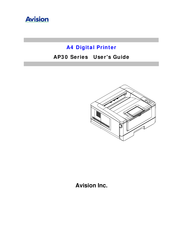 Avision AP30 Series User Manual