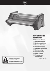 GBC Ultima 65 Instruction Manual
