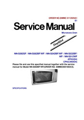Panasonic NN-S542WF Service Manual