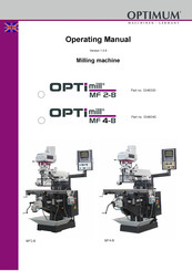 Optimum OPTImill MF 2-B Operating Manual