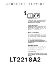 Jonsered LT2218A2 Instruction Manual
